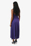 Isabel Marant Purple Spaghetti Strap Maxi Dress Size 38
