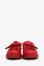 Valentino Red Leather Vltn Sneaker Size 41