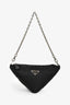 Prada Black Nylon 2005 Re-Edition Crossbody Triangle Shape