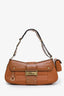 Christian Dior 2002 Brown Leather Street Chic Vintage Shoulder Bag