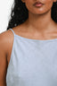 James Perse Light Blue Linen Sleeveless Midi Dress Size 2
