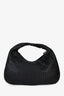 Bottega Veneta Black Leather Intrecciato Hobo Shoulder Bag