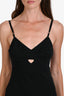 Dolce & Gabbana Vintage Black Cut-Out Sleeveless Midi Dress Size 40