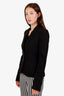 Dolce & Gabbana Black Wool Single Breasted Blazer Size 42