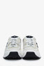 Pre-loved Chanel™ White Mesh Suede CC Logo Sneakers Size 36.5