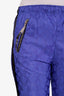 Louis Vuitton Blue Monogram Drawstring Detail Slit Jogging Pants Size 34