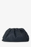 Bottega Veneta Navy Leather Classic Large Pouch Clutch