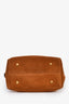 Louis Vuitton Brown Suede Leather Hobo Bag with Pouch