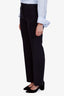 Helmut Lang Navy Blue Wool Straight Leg Pants Size 2