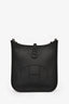 Hermès 2022 Black Clemence Leather Evelyn TPM