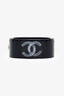 Pre-loved Chanel™ Black Resin Crystal CC Cuff