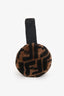 Fendi Brown/Black Zucca Earmuffs