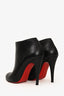 Christian Louboutin Black Leather Belle 100 Ankle Boots Size 39