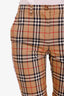 Pantalon Burberry à carreaux Nova beige taille 36