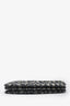 Christian Dior 2019 Navy Blue Oblique Jacquard Saddle Trio Pouch