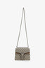 Gucci Beige Canvas Leather Mini Dionysus Chain Shoulder Bag