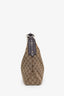 Gucci Beige/Ebony GG Canvas Medium Horsebit Hobo Bag