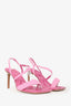 Jacquemus Pink 'Les Sandals Cassis' Heeled Sandals Size 5