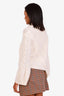 Vivetta Cream Cableknit Asymmetrical Sweater Size XS