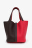 Hermès 2021 Rouge Sellier/Framboise Clemence Picotin Lock 22 with PHW