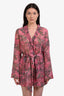 L'Agence Pink Multi Print Romper Size 2