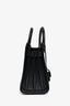 Saint Laurent Black Grained Leather Nano 'Sac de Jour' with Strap