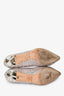 Escarpins Jimmy Choo roses/argentés scintillants, pointure 38,5