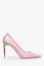 Givenchy Pink PVC Pointed Toe Heels Size 39