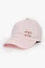 Pre-loved Chanel™ Pink Cotton Sequin CC Baseball Hat