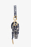 Christian Dior 2021 Navy Toile de Jouy Saddle Bag