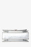 Balenciaga Silver Leather Crushed Quilted Small Crush Chain Bag