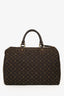 Louis Vuitton Ebene Monogram Mini Lin Canvas Speedy 30