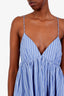 Reformation Blue/White Striped Amara Mini Dress Size M