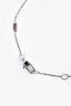 Gucci 18K White Gold Diamond GG 'Icon' Pendant Necklace