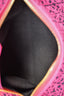 Loewe Pink/Black Anagram Jacquard Canvas Small Cubi Shoulder Bag