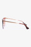 Prada Rose Gold Cat Eye Sunglasses