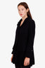 Pre-loved Chanel™ 97A Black Wool CC Button Single Breasted Jacket Size 40