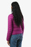 Moncler Purple Cashmere 'Actea Giubbotto' Light Jacket Size 0