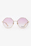 Chloe Gold/Cream '2134' Sunglasses