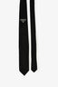 Prada Black Nylon Triangle Tie