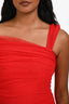 Majorelle Red Sheer Polka Dots 'Audrina' Mini Dress Size XS