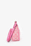 Gucci Palace Pink GG Monogram Canvas Half Moon Bag