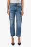 R13 Blue Denim Distressed Boyfriend Jean Size 23