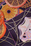 Hermès Purple/Multicolour Silk 'Les Domes Celestes' Scarf 90