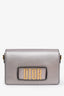 Christian Dior 2017 Silver Metallic Calfskin Dio(r)evolution Flap Bag
