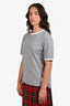 Thom Browne Grey Cotton Short Sleeve T-Shirt Size 3