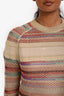 Christian Dior Gold/Multi Metallic Linen Sweater Size 2