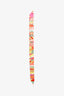 Hermès Yellow/Orange/Multicolour Silk Printed Ruler Twilly