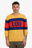Gucci Yellow/Blue/Red Wool 'Gucci 100' Sweater Size L Mens