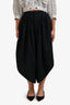 Chloe Black Cotton Wide-Leg Gaucho Pants Size 36